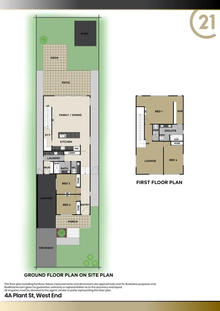 Floorplan of Homely house listing, 4A Plant Street, West End QLD 4810