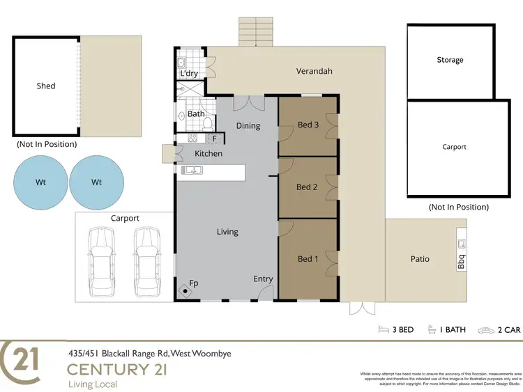 Floorplan of Homely rural property listing, 435-451 Blackall Range Road, West Woombye QLD 4559