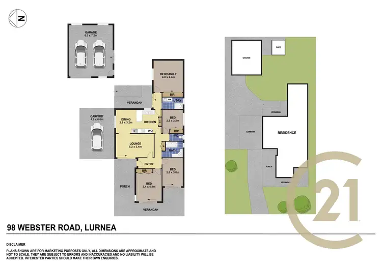 Floorplan of Homely house listing, 98 Webster Road, Lurnea NSW 2170