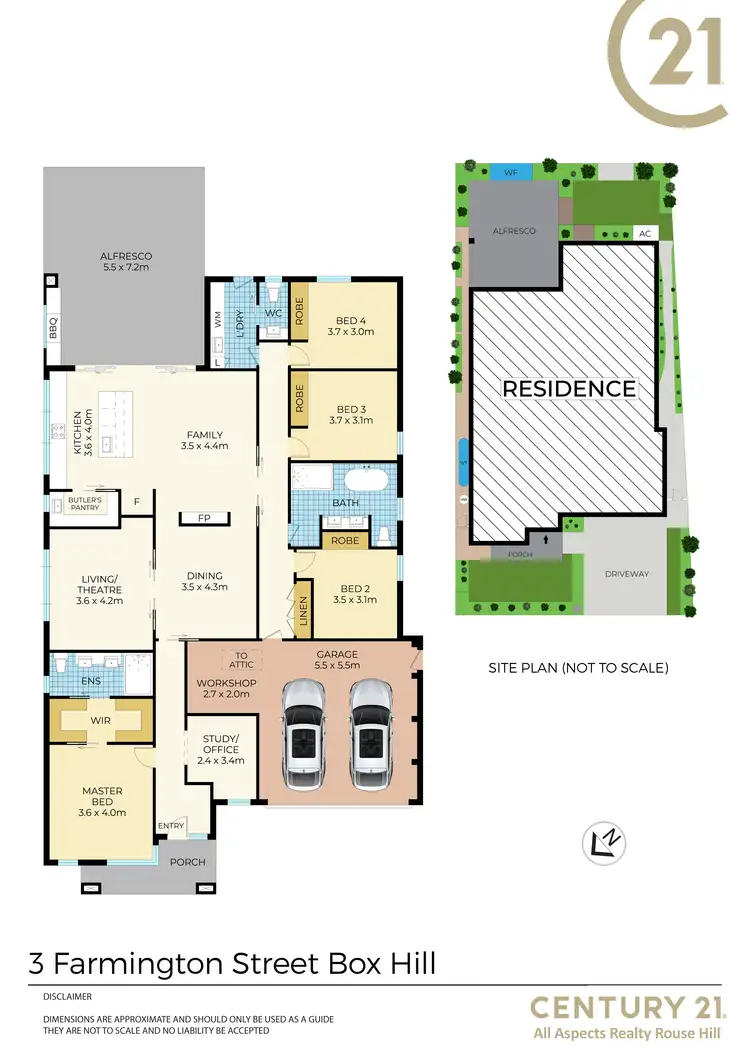 Floorplan of Homely house listing, 3 Farmington Street, Box Hill NSW 2765