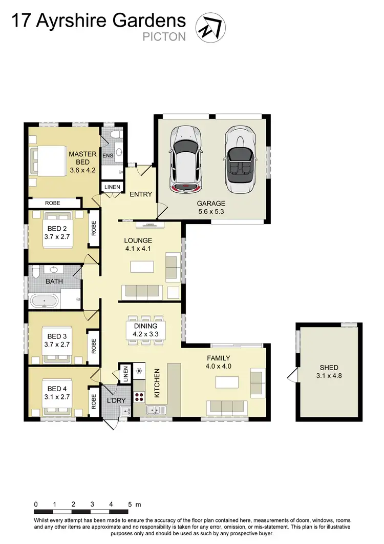 Floorplan of Homely house listing, 17 Ayrshire Gardens, Picton NSW 2571