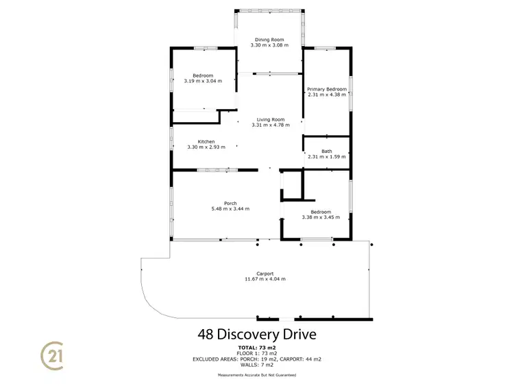 Floorplan of Homely house listing, 48 Discovery Drive, Cooloola Cove QLD 4580