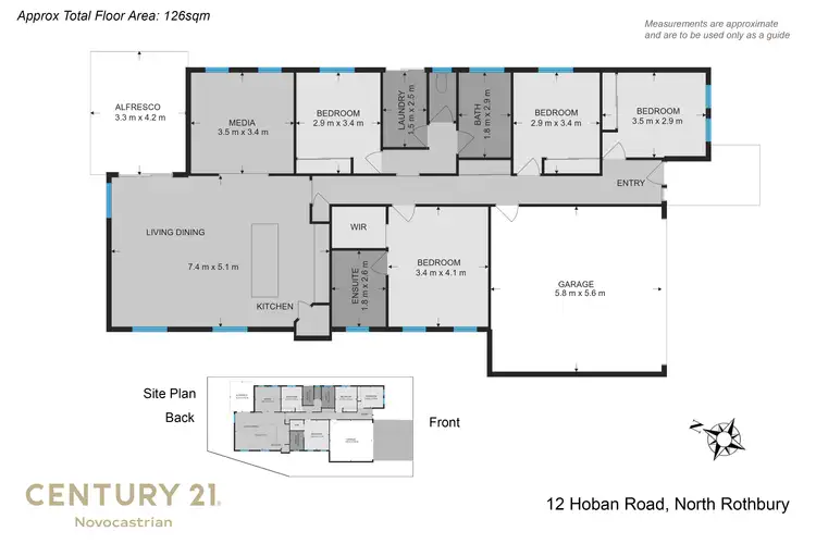 Floorplan of Homely house listing, 12 Hoban Road, North Rothbury NSW 2335