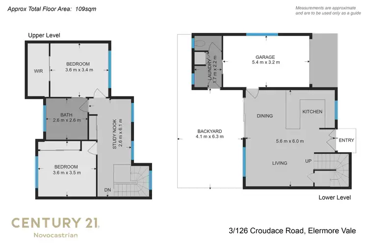Floorplan of Homely townhouse listing, 3/126 Croudace Road, Elermore Vale NSW 2287