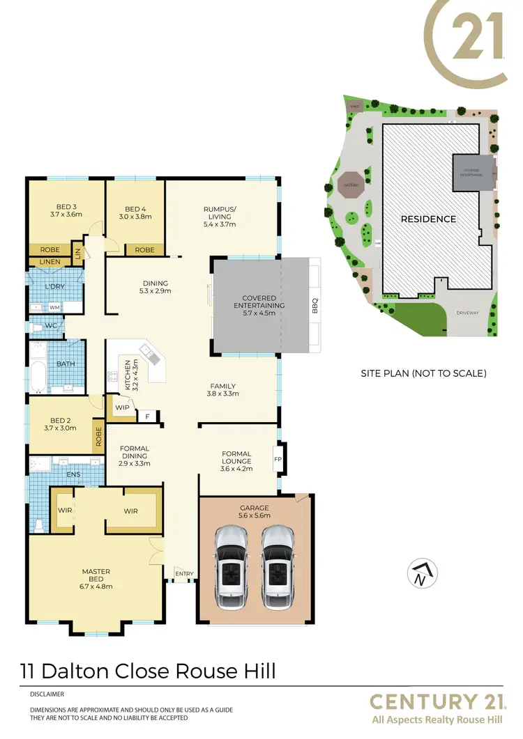 Floorplan of Homely house listing, 11 Dalton Close, Rouse Hill NSW 2155