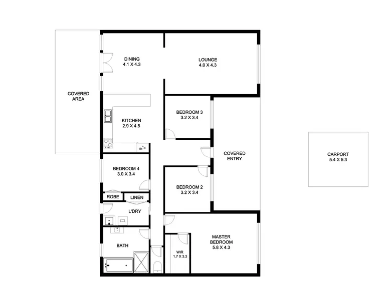 Floorplan of Homely house listing, 84 Winbourne Road, Hazelbrook NSW 2779