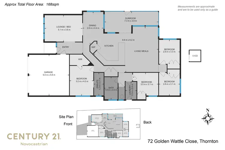 Floorplan of Homely house listing, 72 Golden Wattle Crescent, Thornton NSW 2322