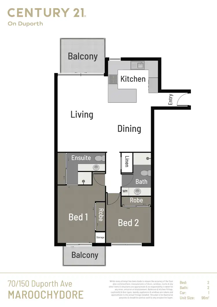 Floorplan of Homely unit listing, 70/150 Duporth Avenue, Maroochydore QLD 4558