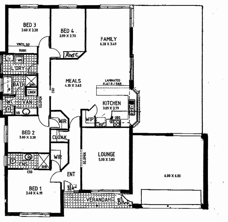 Floorplan of Homely house listing, 23 Third Street, Napperby SA 5540