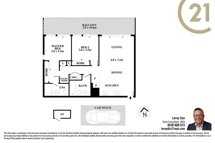 Floorplan of Homely apartment listing, G637/1 Broughton Street, Parramatta NSW 2150