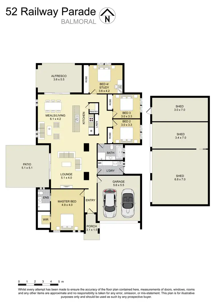 Floorplan of Homely rural property listing, 52 Railway Parade, Balmoral NSW 2571