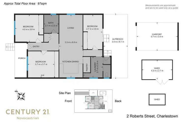 Floorplan of Homely house listing, 2 Roberts Street, Charlestown NSW 2290