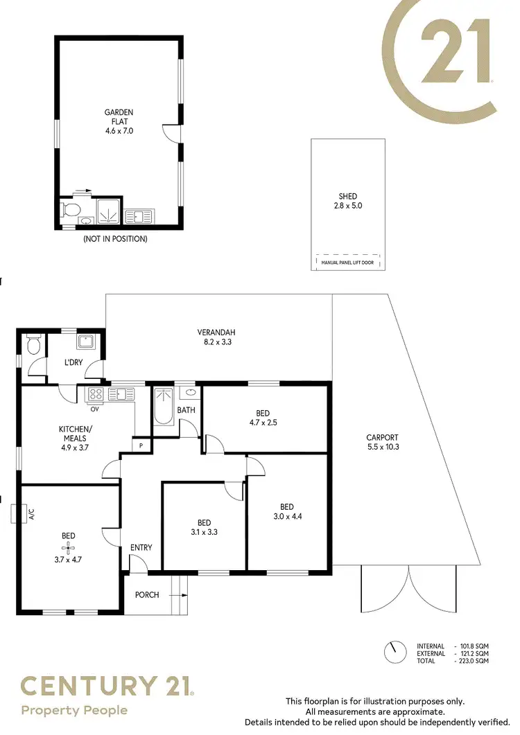 Floorplan of Homely house listing, 116 Mckenzie Road, Elizabeth Downs SA 5113