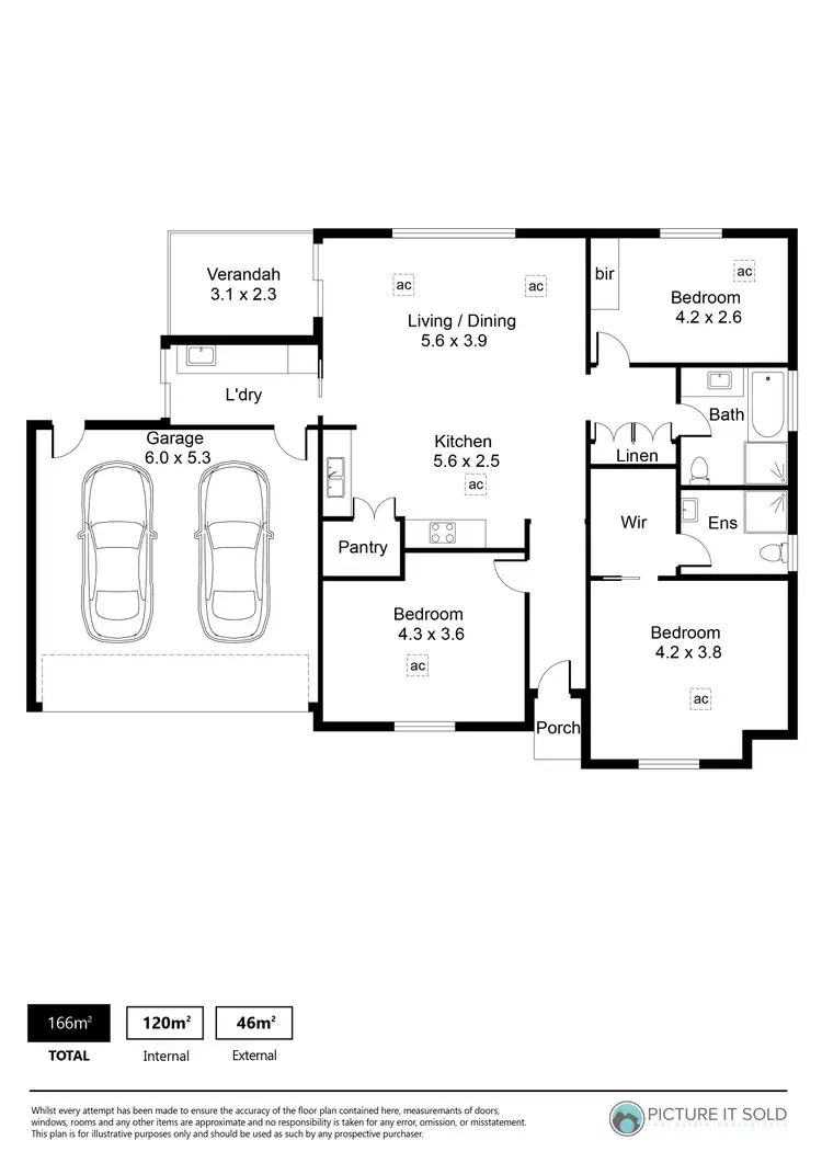 Floorplan of Homely house listing, 5 Pell Road, Enfield SA 5085