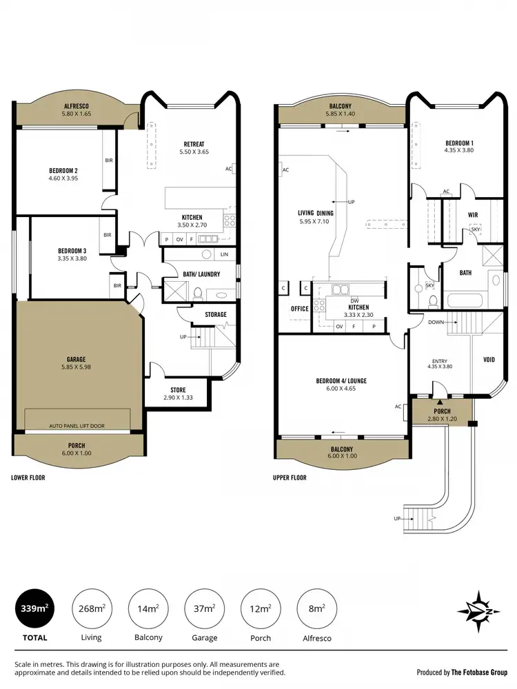 Floorplan of Homely house listing, 98 Gulf Point Drive, North Haven SA 5018