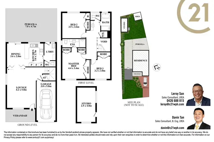 Floorplan of Homely semi-detached listing, 1/26 Oakhill Drive, Castle Hill NSW 2154