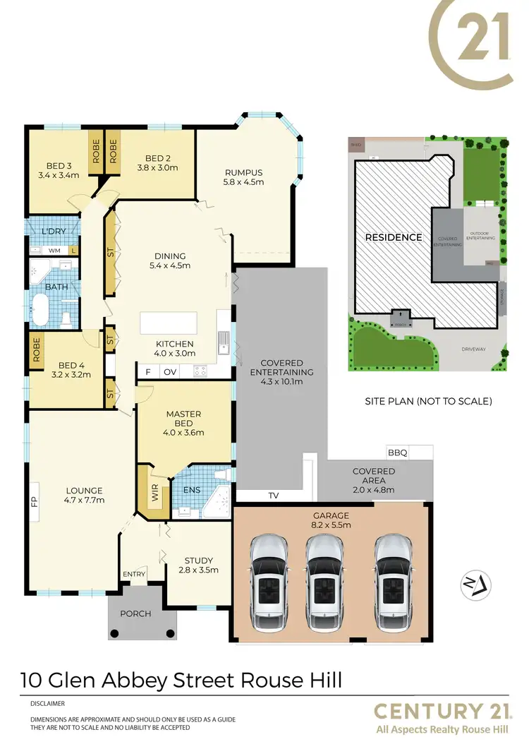 Floorplan of Homely house listing, 10 Glen Abbey Street, Rouse Hill NSW 2155