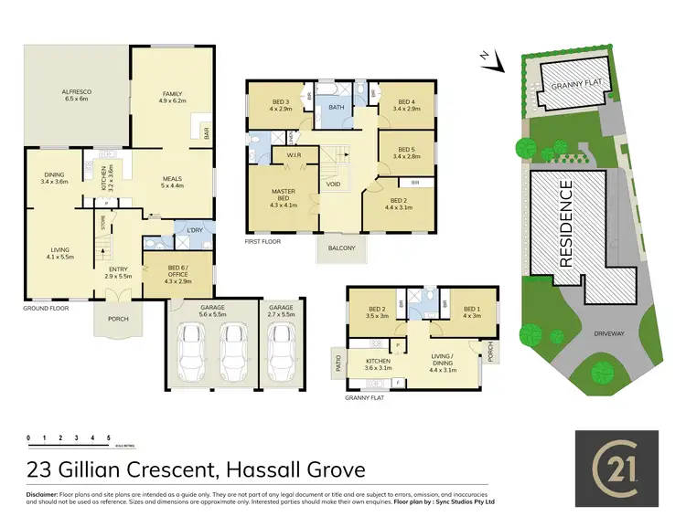Floorplan of Homely house listing, 23 and 23A Gillian Crescent, Hassall Grove NSW 2761