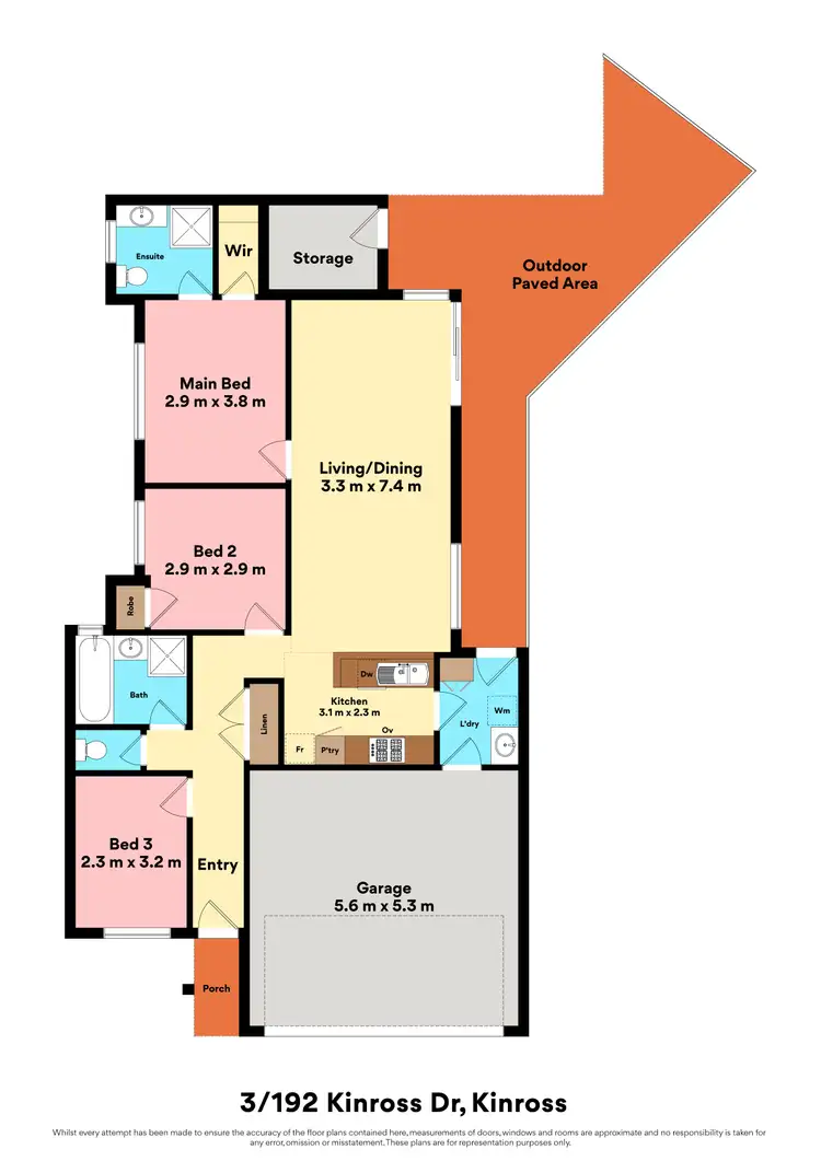 Floorplan of Homely house listing, 3/192 Kinross Drive, Kinross WA 6028