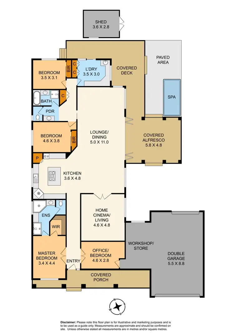 Floorplan of Homely house listing, 2 Waterville Vista, Cranbourne VIC 3977