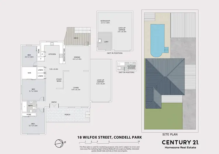 Floorplan of Homely house listing, 18 Willfox Street, Condell Park NSW 2200