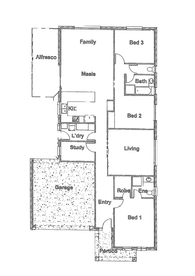 Floorplan of Homely house listing, 23 Trainer Street, St Clair SA 5011