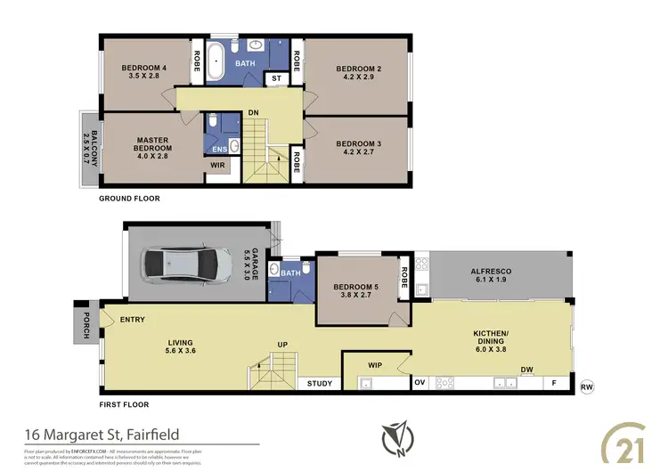 Floorplan of Homely house listing, 16 Margaret Street, Fairfield NSW 2165