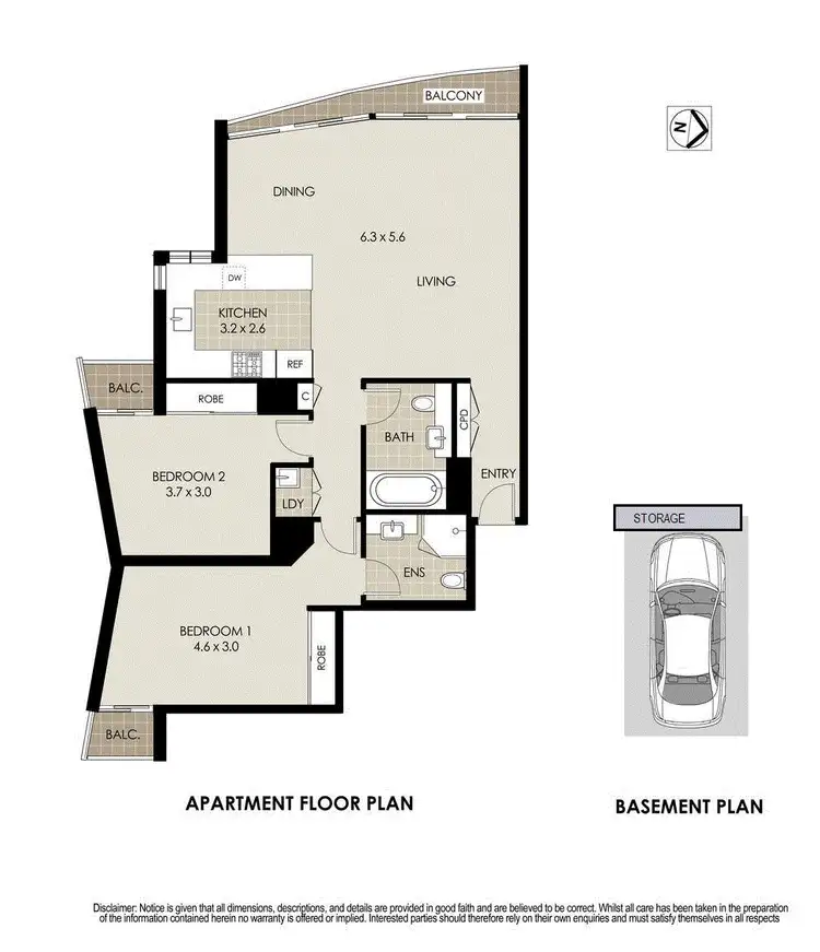 Floorplan of Homely apartment listing, 1305/3 Herbert St, St Leonards NSW 2065