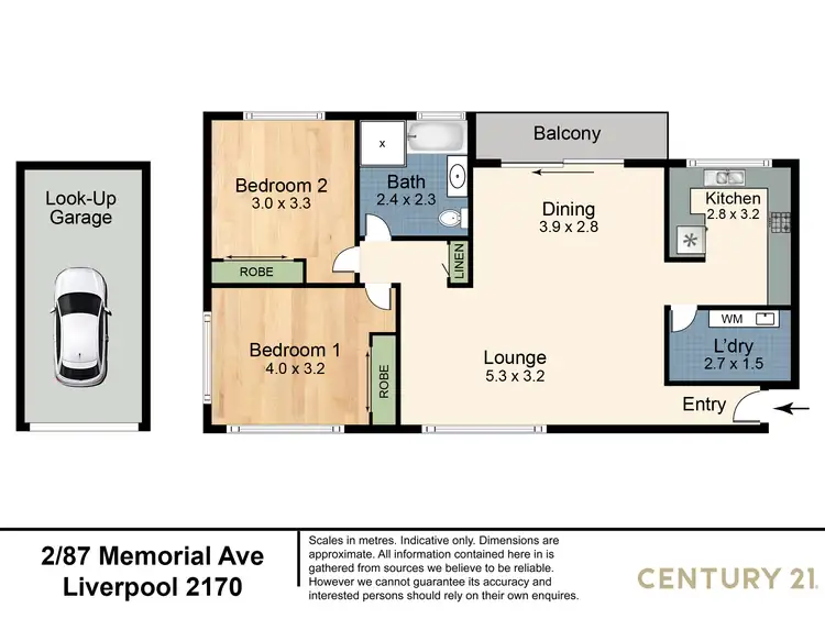Floorplan of Homely apartment listing, 2/87 Memorial Avenue, Liverpool NSW 2170