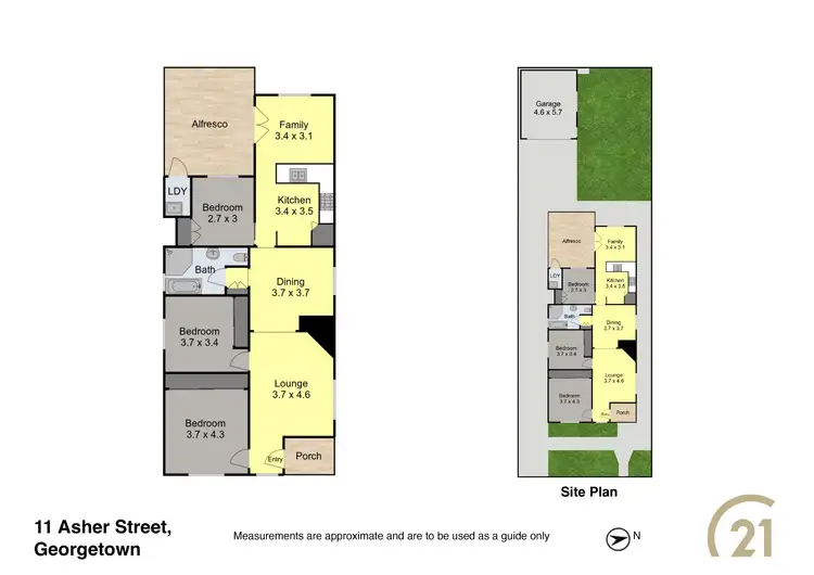 Floorplan of Homely house listing, 11 Asher Street, Georgetown NSW 2298
