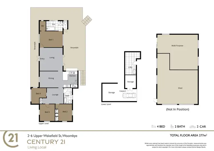 Floorplan of Homely house listing, 2-6 Upper Wakefield Street, Woombye QLD 4559