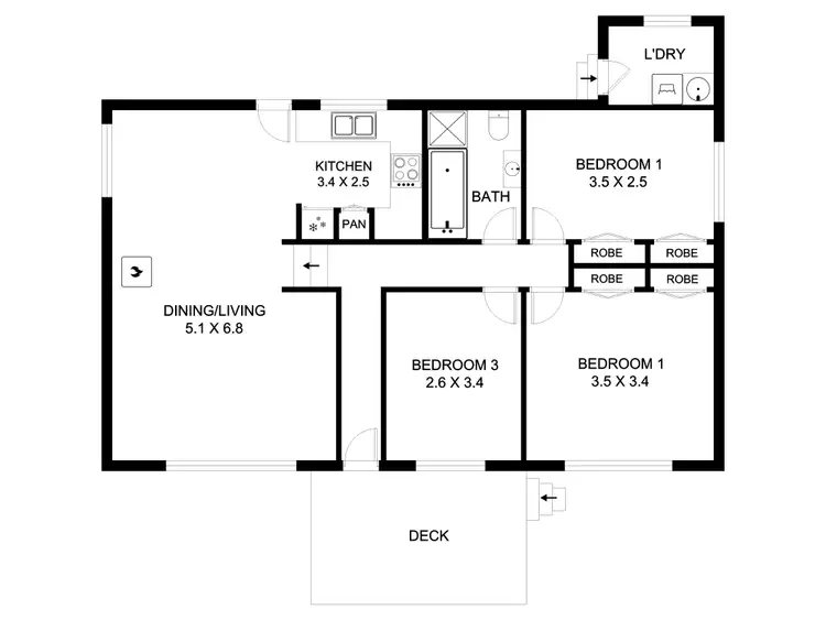 Floorplan of Homely house listing, 51B Oaklands Road, Hazelbrook NSW 2779