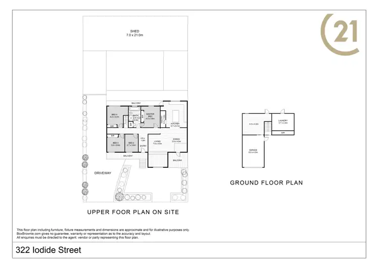 Floorplan of Homely house listing, 322 Iodide Street, Broken Hill NSW 2880