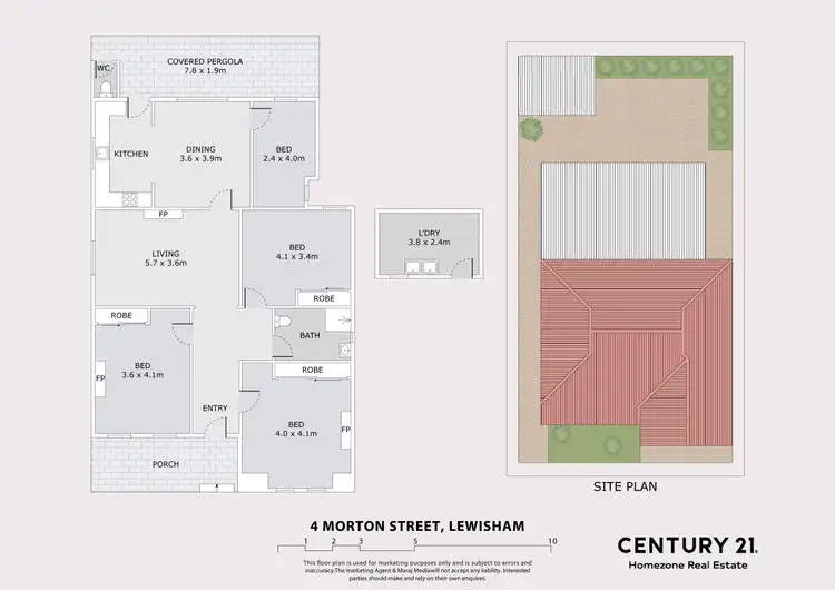 Floorplan of Homely house listing, 4 Morton Avenue, Lewisham NSW 2049