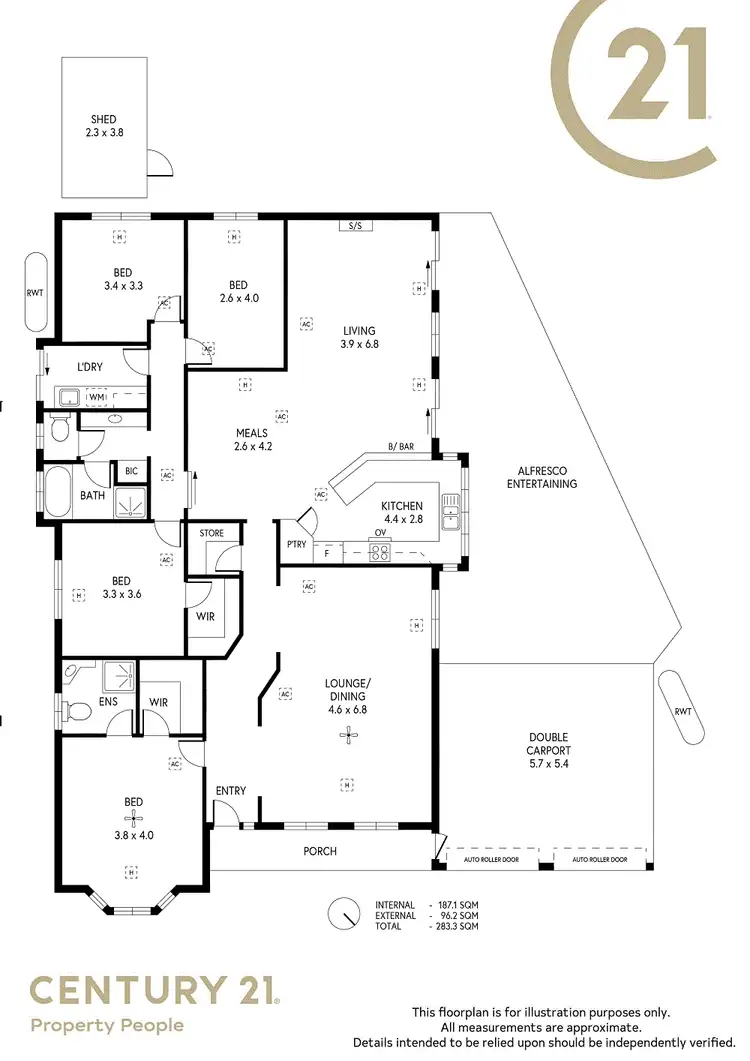 Floorplan of Homely house listing, 48 Northwater Way, Burton SA 5110