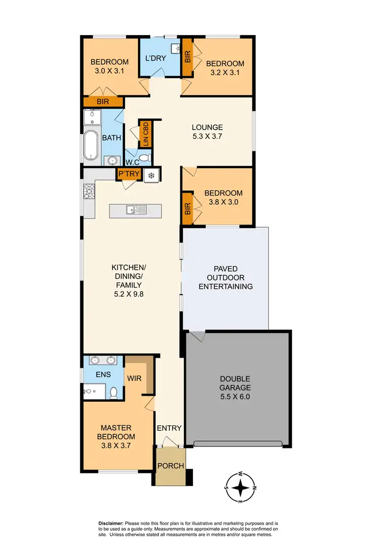 Floorplan of Homely house listing, 55 Bluemist Circuit, Lyndhurst VIC 3975