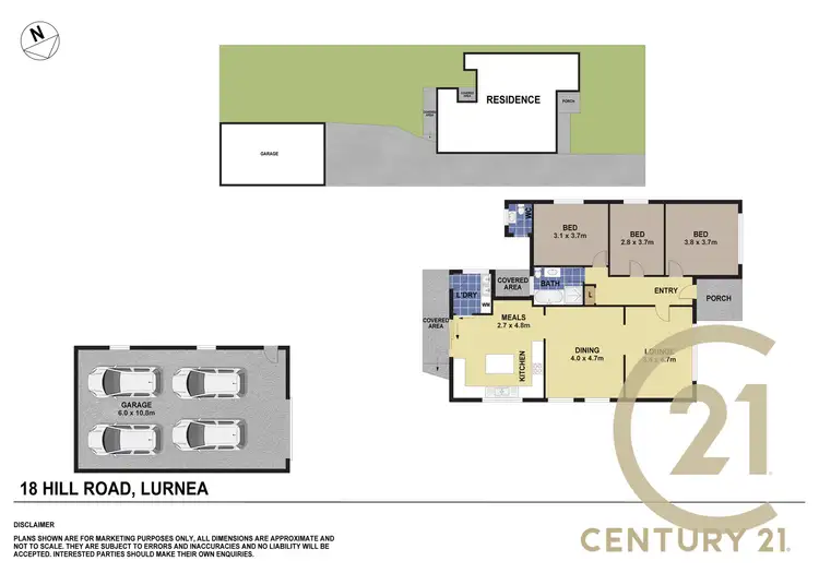Floorplan of Homely house listing, 18 Hill Road, Lurnea NSW 2170