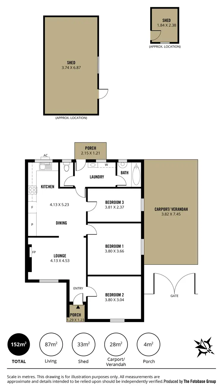 Floorplan of Homely house listing, 6 Knoyle Street, Elizabeth South SA 5112