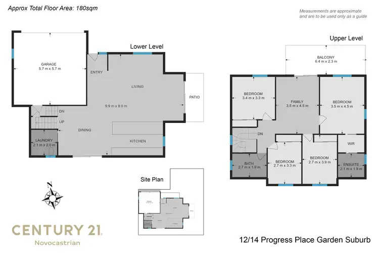 Floorplan of Homely house listing, 12/14 Progress Place, Garden Suburb NSW 2289