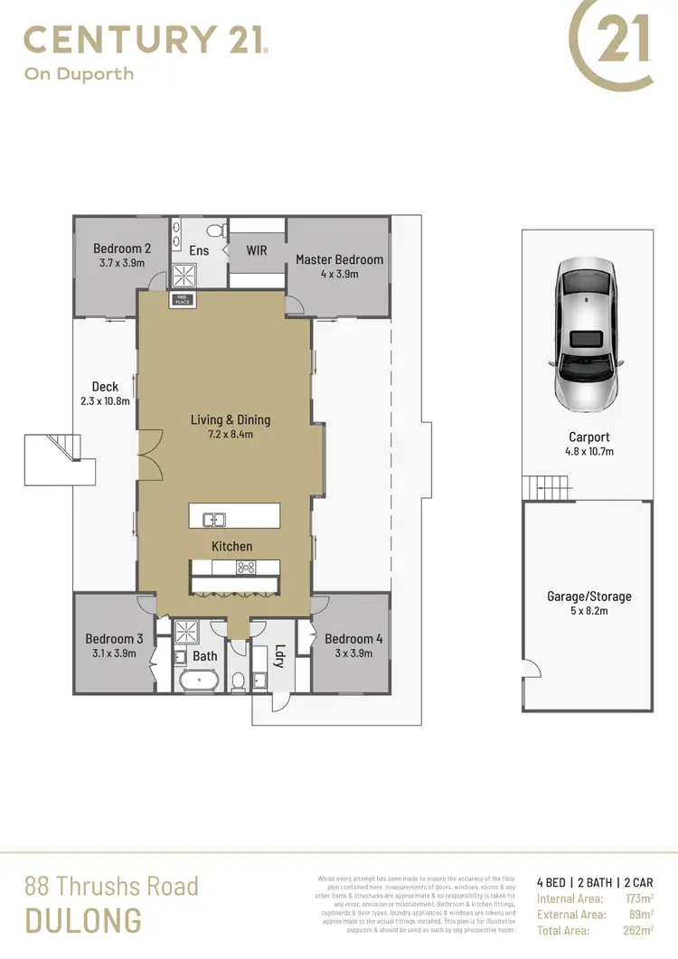 Floorplan of Homely house listing, 88 Thrushs Road, Dulong QLD 4560