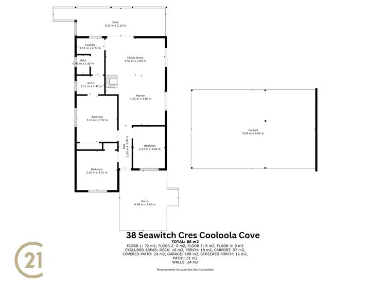 Floorplan of Homely house listing, 38 Seawitch Crescent, Cooloola Cove QLD 4580