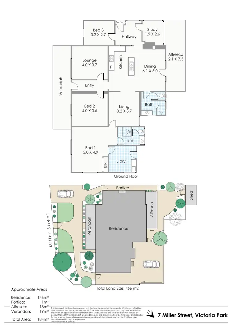 Floorplan of Homely house listing, 7 Miller Street, Victoria Park WA 6100