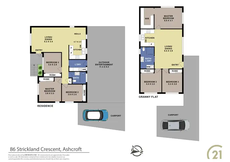 Floorplan of Homely house listing, 86 Strickland Crescent, Ashcroft NSW 2168