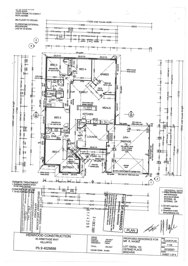 Floorplan of Homely house listing, 15 Ostend Parade, Mindarie WA 6030