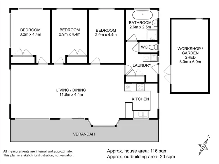 Floorplan of Homely house listing, 15 Coolangatta Road, Adventure Bay TAS 7150