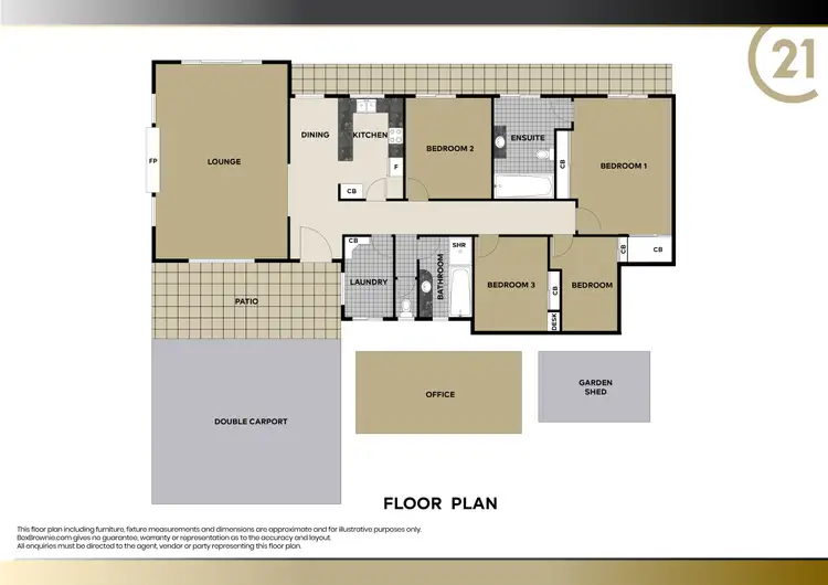 Floorplan of Homely house listing, 115 Perwillowen Road, Burnside QLD 4560