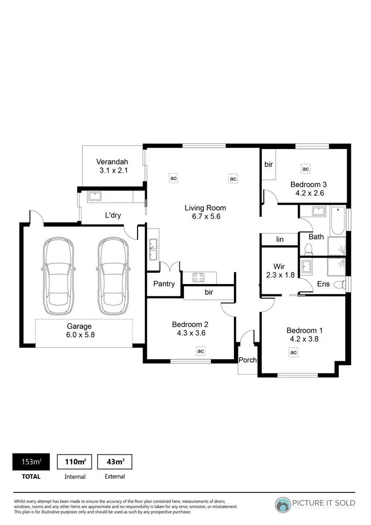Floorplan of Homely house listing, 7 Pell Road, Enfield SA 5085