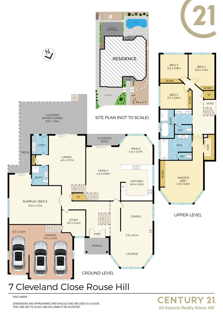 Floorplan of Homely house listing, 7 Cleveland Close, Rouse Hill NSW 2155