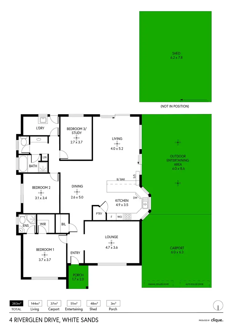 Floorplan of Homely house listing, 4 Riverglen Drive, White Sands SA 5253