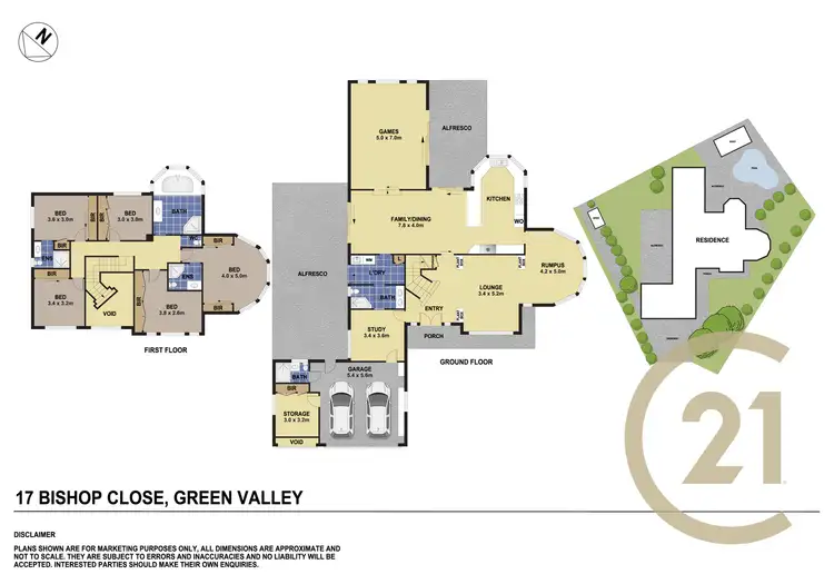 Floorplan of Homely house listing, 17 Bishop Close, Green Valley NSW 2168